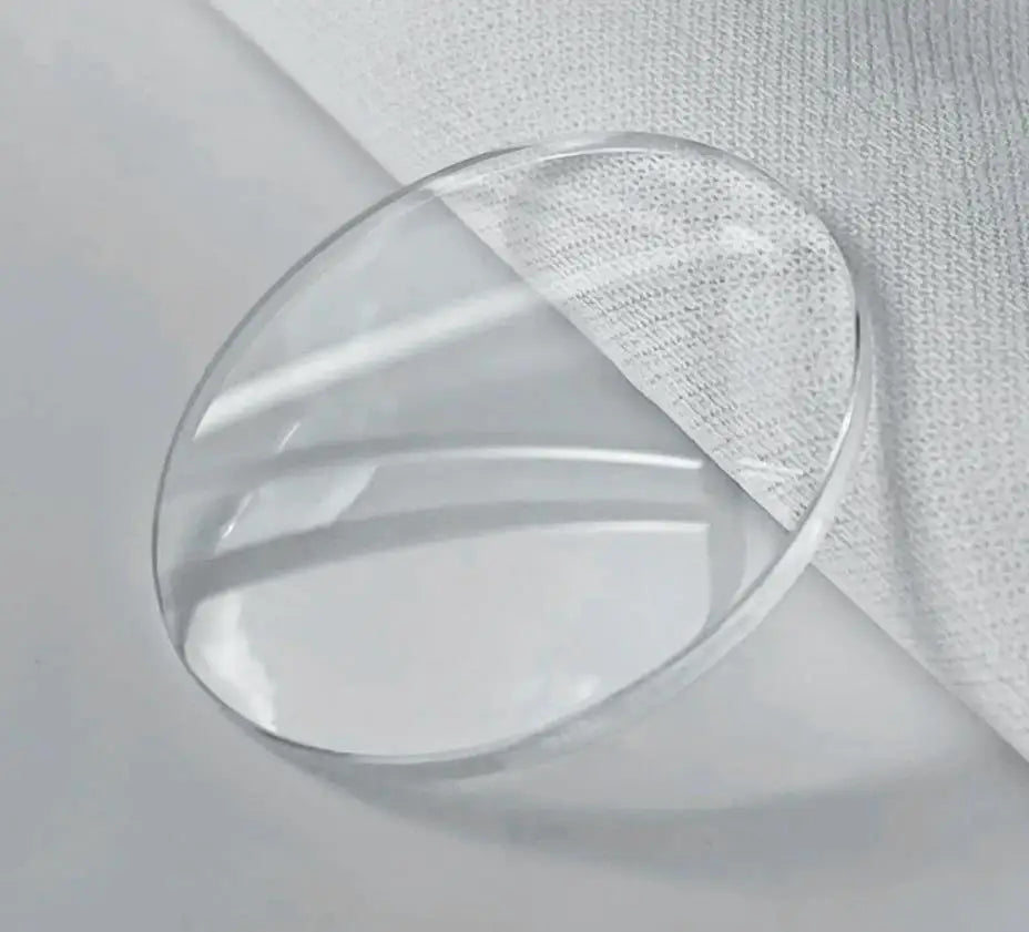 2.0mm Edge Thick Single Domed Round Watch Glass 25mm- 34.5mm Diameter Magnifying Mineral Watch Crystal W9280