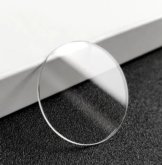 2.0mm Thick Flat Mineral Watch Glass 51mm 52mm 53mm 54mm 55mm Diameter Plane Round Crystal for Watchmakers W2154