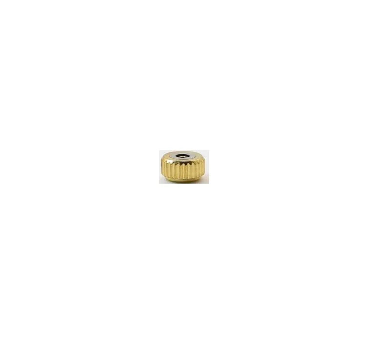 3.5mm 4mm 4.5mm 5mm 5.5mm 6mm 6.5mm 7mm Head Diameter Gold Color Watch Crown with Flat Tube W7548