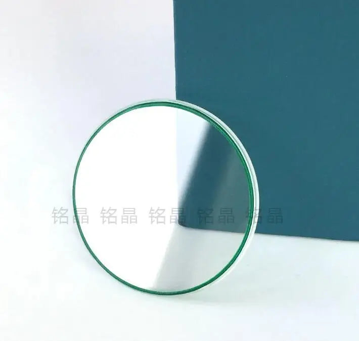 32.7mm Flat Sapphire Watch Crystal 1.8mm Thickness Round Glass with Waterproof Green Gasket for 116400