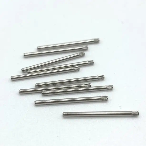 10PCS/bag Watch Band Bracelet Link Pin 1.2mm Thick Single Knurled Bar 8mm to 27mm W5349