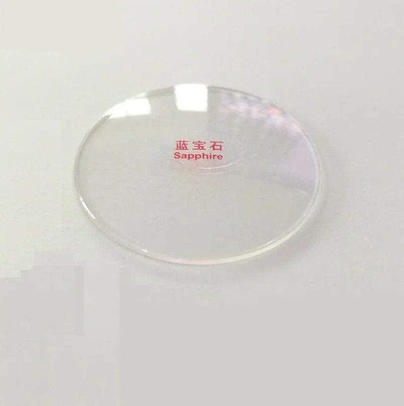 1.5mm Edge Thick Double Domed Sapphire Watch Crystal 31mm-40mm Diameter Round Concave Glass for Watchmakers