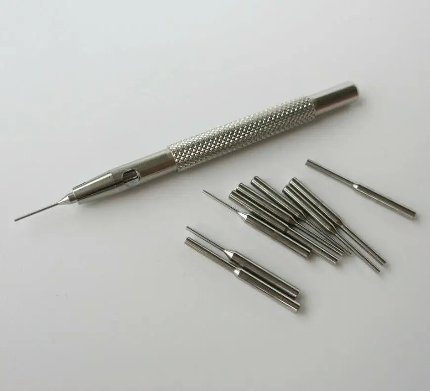 Band Sizing Tool Steel Pin Punch 0.5mm to 1.6mm for Watch Bracelet Strap Repair