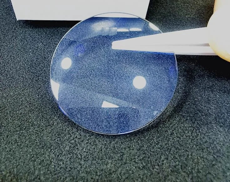 1.2mm Edge Thick Single Domed Mineral Watch Crystal with Blue Hue Magnifying Round Glass 28mm to 37.5mm W1314