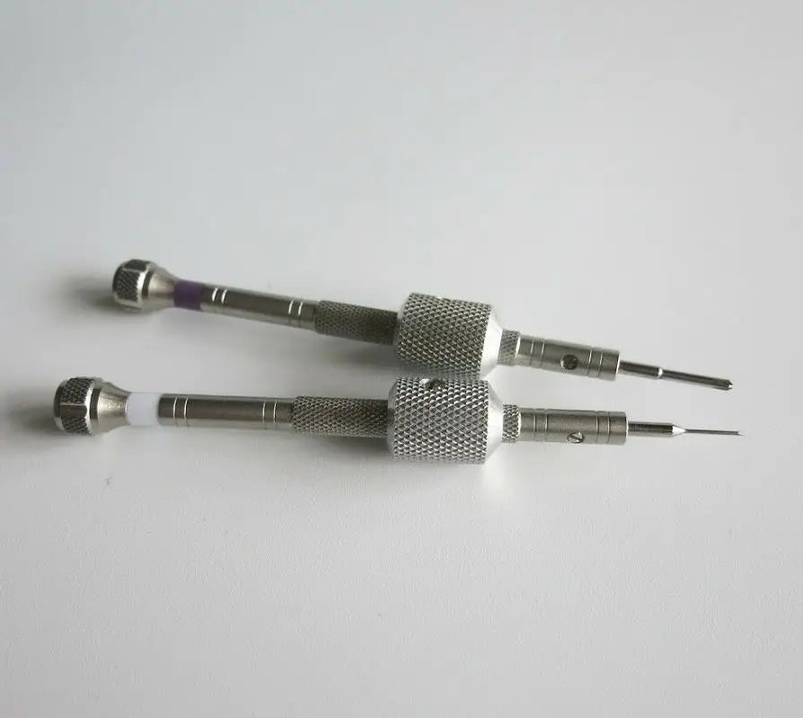 Set of 10PCS Watch Repair Screwdrivers with Weight Sleeves in Wooden Box