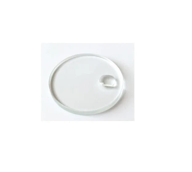 32.7mm x 2.7mm Flat Mineral Watch Crystal Glass with Date Magnifier for MDV-106
