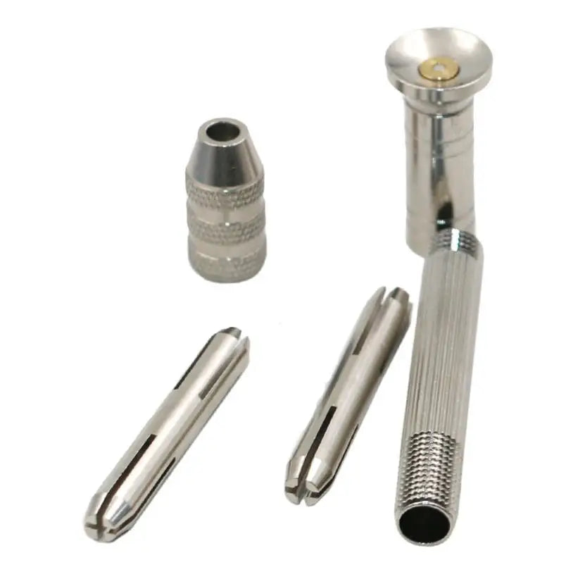 Hand Drill Bit Vice Tool Round Head Pin Vise for Watch Jewelry Repair Work W4500