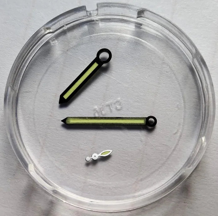 Green Luminous Watch Hands Replacement Set for 6497 6498 3600 3620