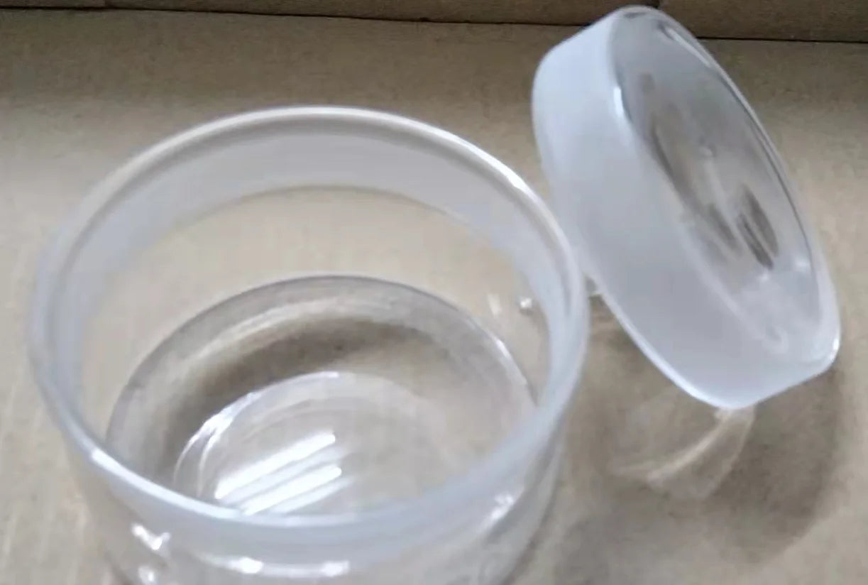 60mm Diameter Glass Alcohol or Benzine Oil Cup for Watch Repair W7197