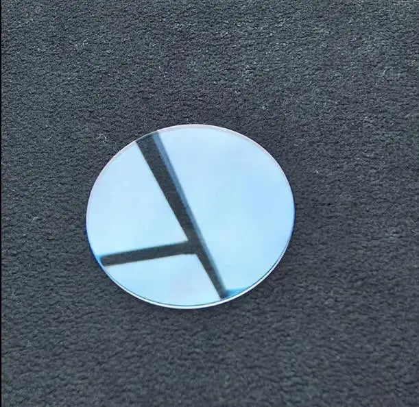 1.2mm Edge Thick Flat Mineral Watch Crystal with Blue Hue Round Glass 38mm 38.5mm Diameter W1544