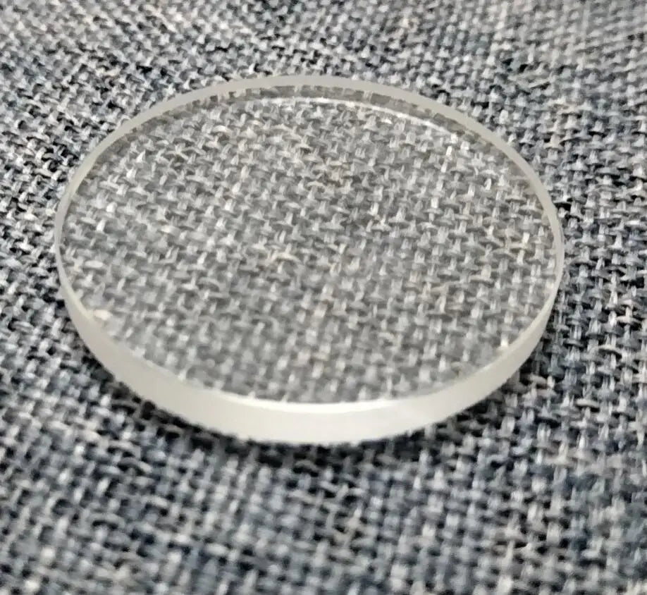 3.0mm Thick Flat Sapphire Watch Glass 30.5mm Diameter W3986