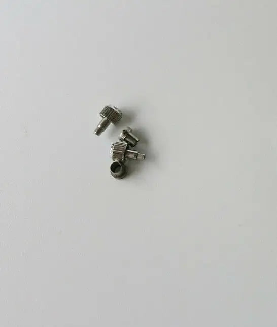 Stainless Steel Screw Type Crown 3.5mm to 7.0mm Head Screw Down Threaded Watch Crown with Case Tube W4314
