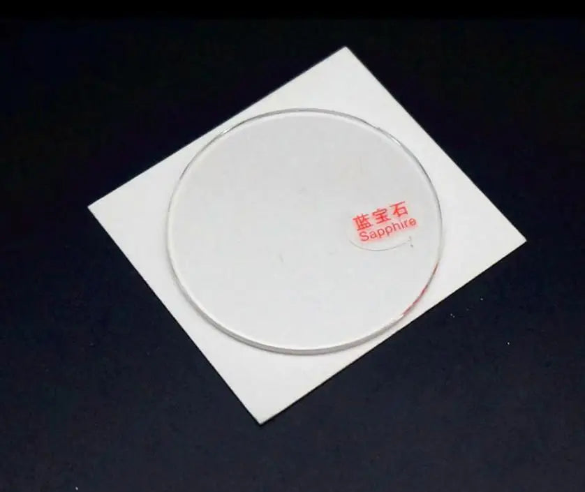 1.2mm Flat Sapphire Watch Crystal 23.6mm 33.6mm 33.8mm 37.6mm 30.3mm 31.3mm