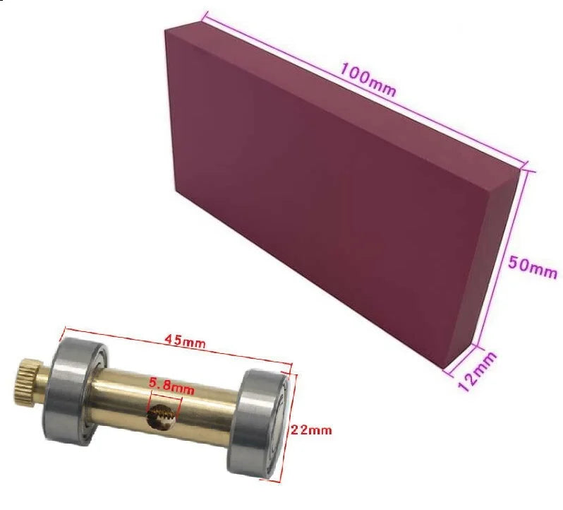 3000 Grits Polishing Stone with Steel Holder for Sharpening Watch Repair Screwdriver Blade W2732
