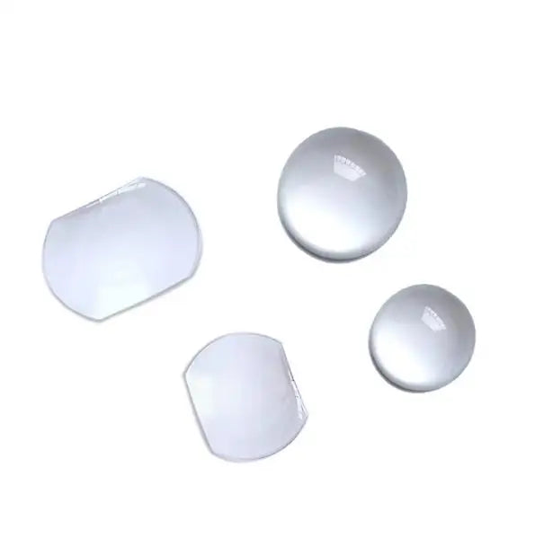 Round Rectangular Sapphire Mineral Glass Bubble Magnifier Len For Date Window Watch Crystal W4361