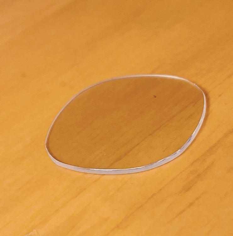 Flat Sapphire Watch Crystal Glass Replacement for P 5712 Watches