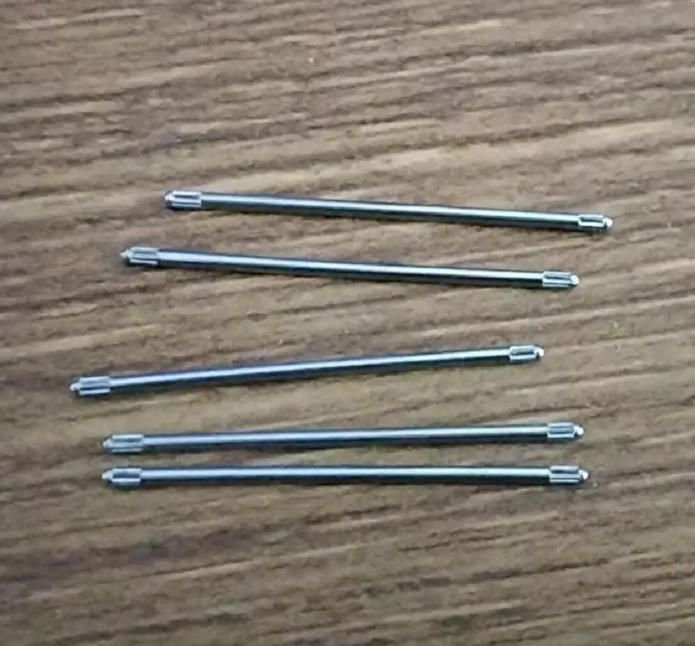 1.2mm Thick Both Ends Knurled Bar 8mm~27mm Watch Band Bracelet Link Pin W2575