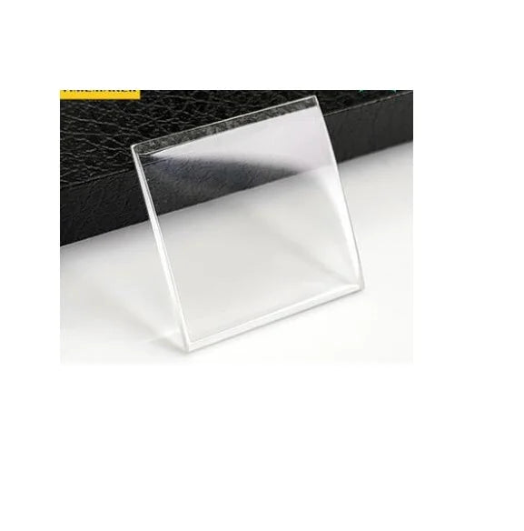 Square Mineral Watch Crystal Single Domed Glass Replacement 18.4mmx18.4mm for Watchmakers W6740