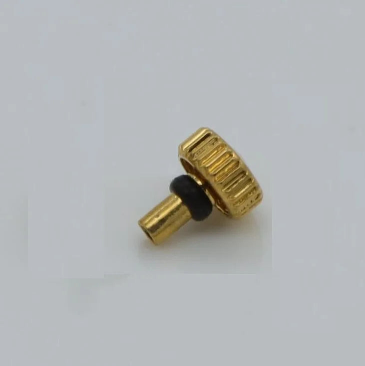 W1324 Gold Color 4mm Waterproof Steel Watch Crown Replacement for 46941 46943