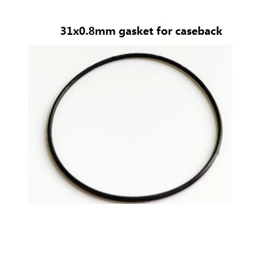 Black Waterproof Plastic I Ring 28mm 29mm 30mm 31mm 31.5mm 32mm 34.5mm Gasket for 5 Series Watch Crystal Caseback Other Part
