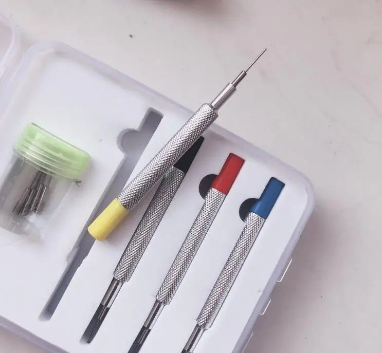 Set of Pin Punch 0.7mm 0.8mm 0.9mm 1.0mm Watch Band Link Pins Remover Bracelet Repair Tool W1905