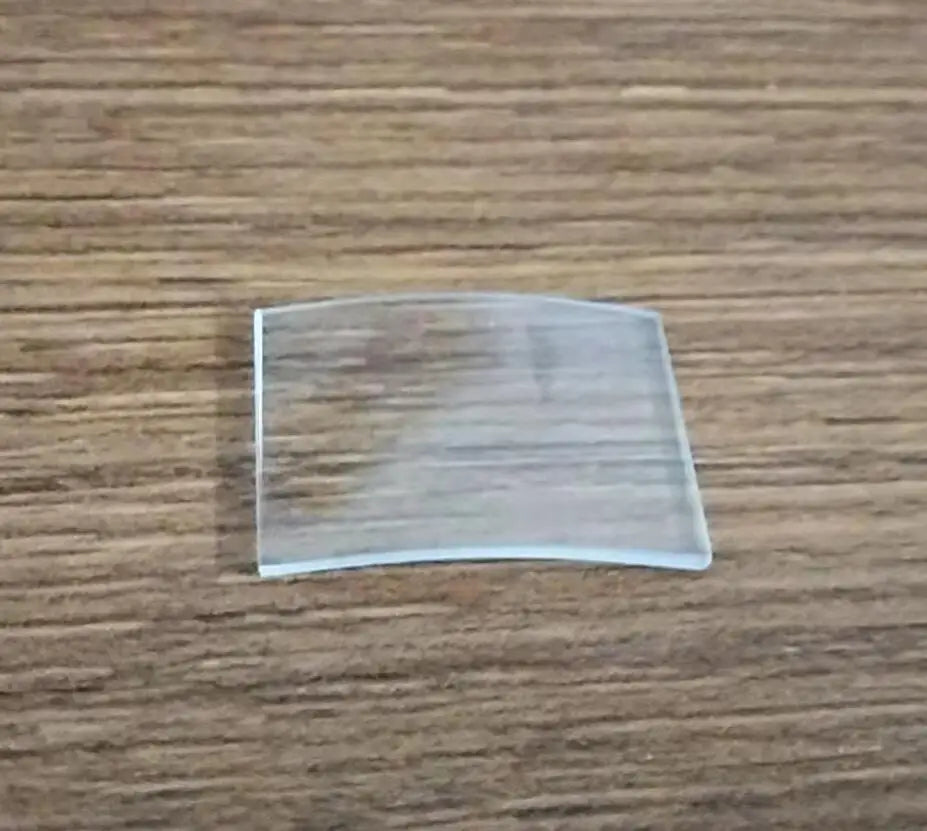 1.0mm Thickness Double Domed Rectangular Watch Crystal 16mmx22mm Curved Mineral Glass for Watchmaker W1622