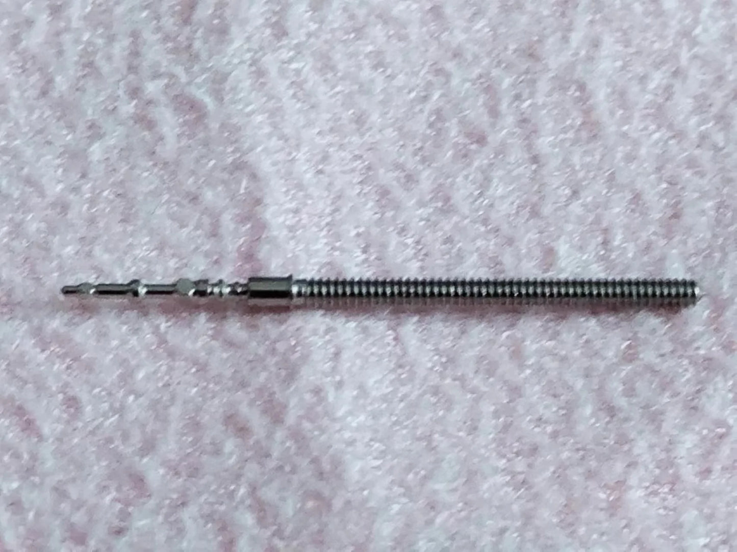 Stainless Steel Watch Crown Winding Stem Replacement for VJ33 VJ32 VJ34