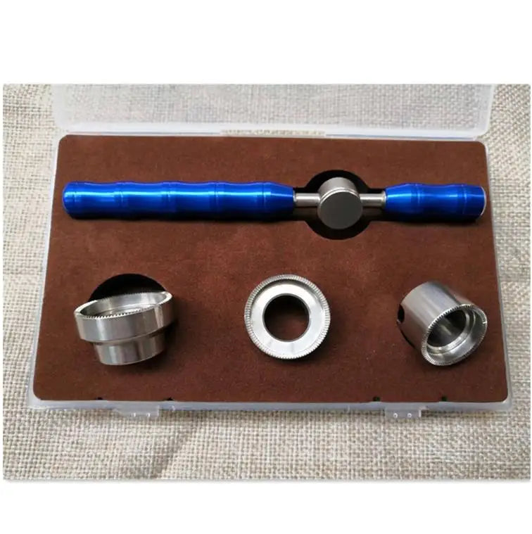 Grooved Watch Caseback Opener Die Set 25mm 30mm 33mm Covers Remover for B M Watches Repair W7622