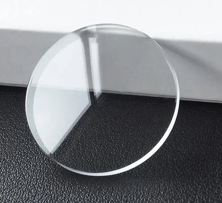 3.0mm Edge Thickness Double Domed Mineral Watch Crystal Round Watch Glass 28mm to 34mm W2426