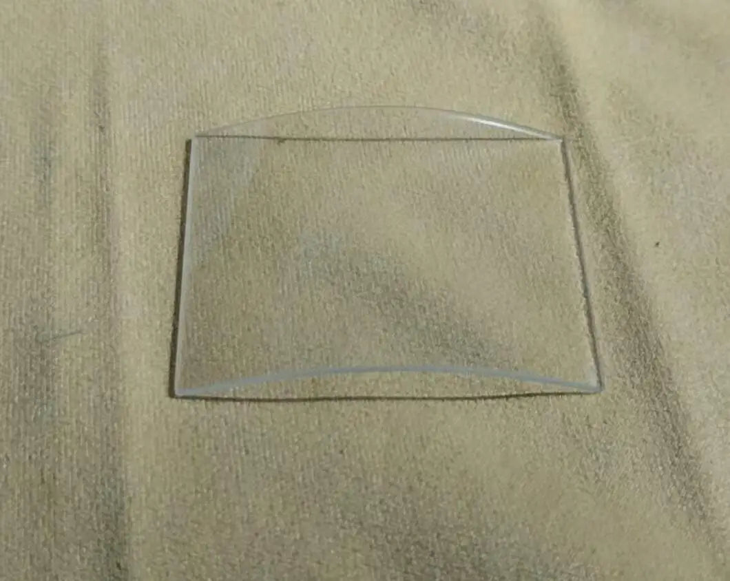 1.0mm Thick Double Domed Rectangular Watch Crystal 28mmx37mm Curved Mineral Glass for Watchmaker W3595