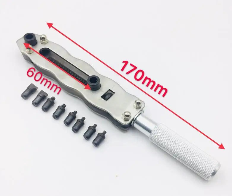 Watch Case Opener with 4 Pairs Interchangeable Pins Removing Screw Back Cover W0195