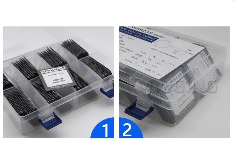 Waterproof Plastic I Ring Gasket 0.6mm Height 16mm to 40mm Inner Diameter for Flat Watch Crystal or Domed Glass W7922