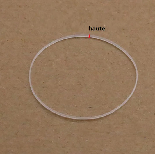 0.6mm Height Waterproof I-ring Plastic Gasket 16mm to 25.5mm for Watch Crystal Glass W4213