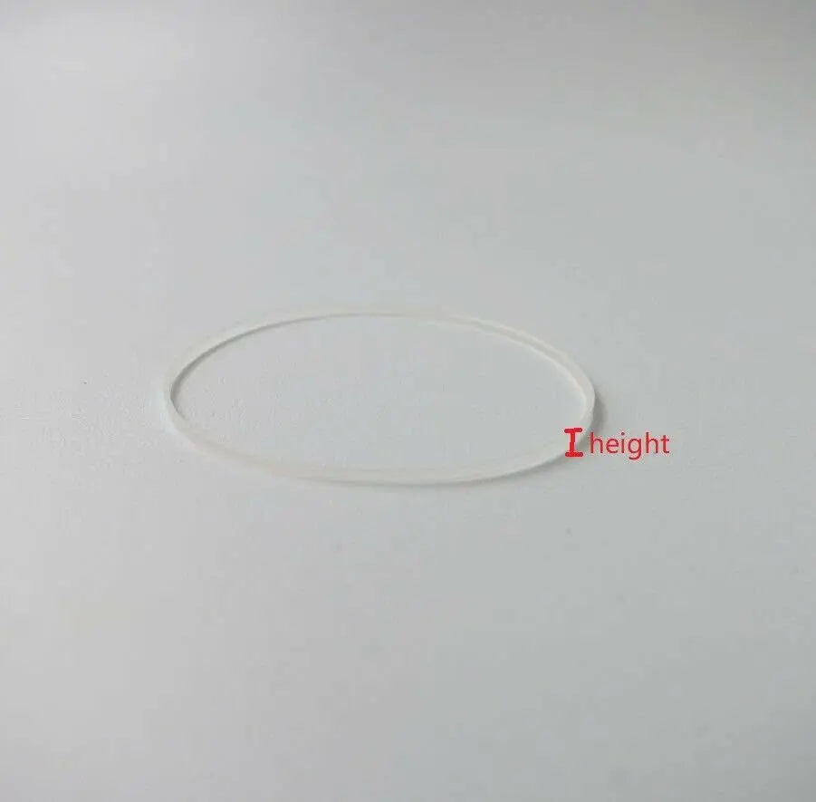 0.8mm Height Waterproof Watch Crystal I-ring Plastic Glass Gasket Inner Diameter 36mm to 40mm