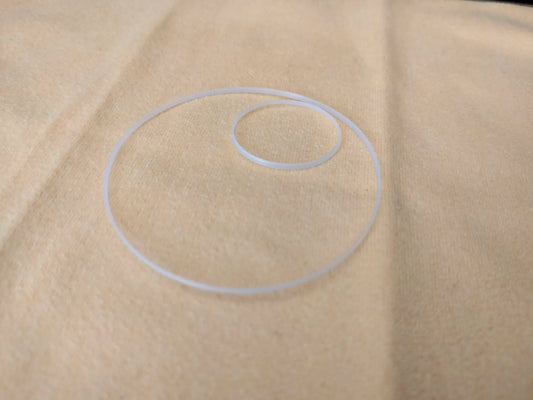 0.8mm Height Waterproof Watch Glass Gasket 16mm to 41mm Inner Diameter I-ring for 0.9mm-1.5mm Thick Crystal