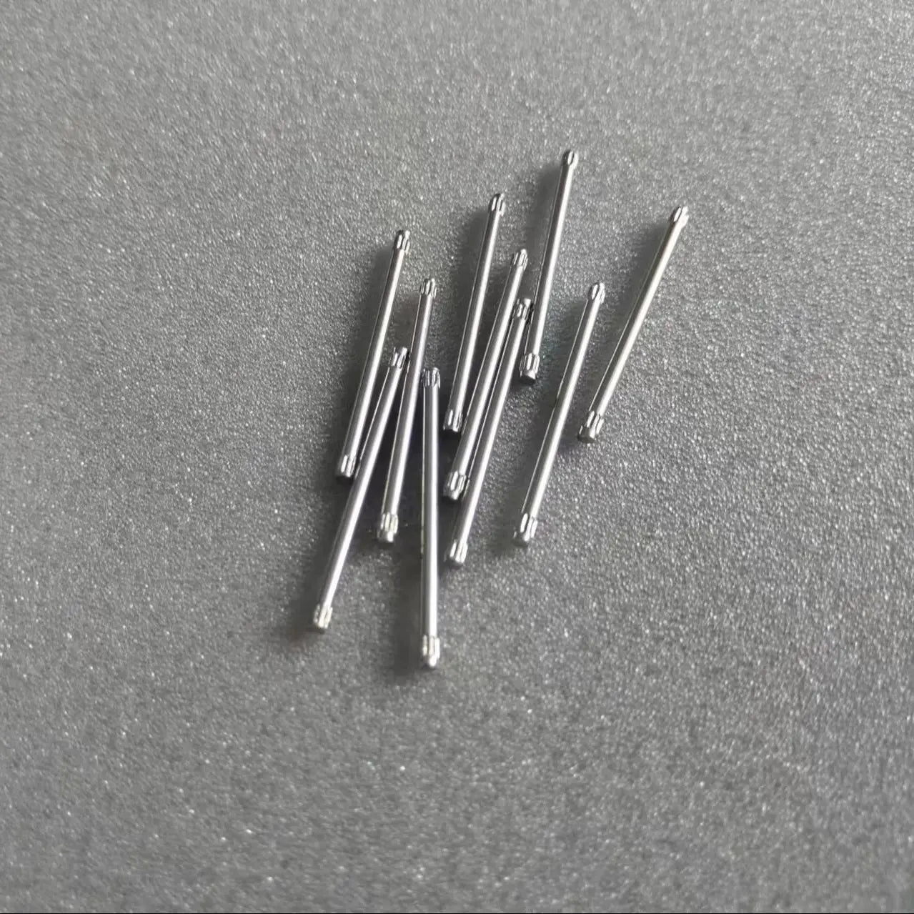 10PCS/bag 1.3mm Thick Stainless Steel Strap Pin Double Knurled Watch Bracelet Band Link Pin 19mm 24mm for Watch Strap W2160