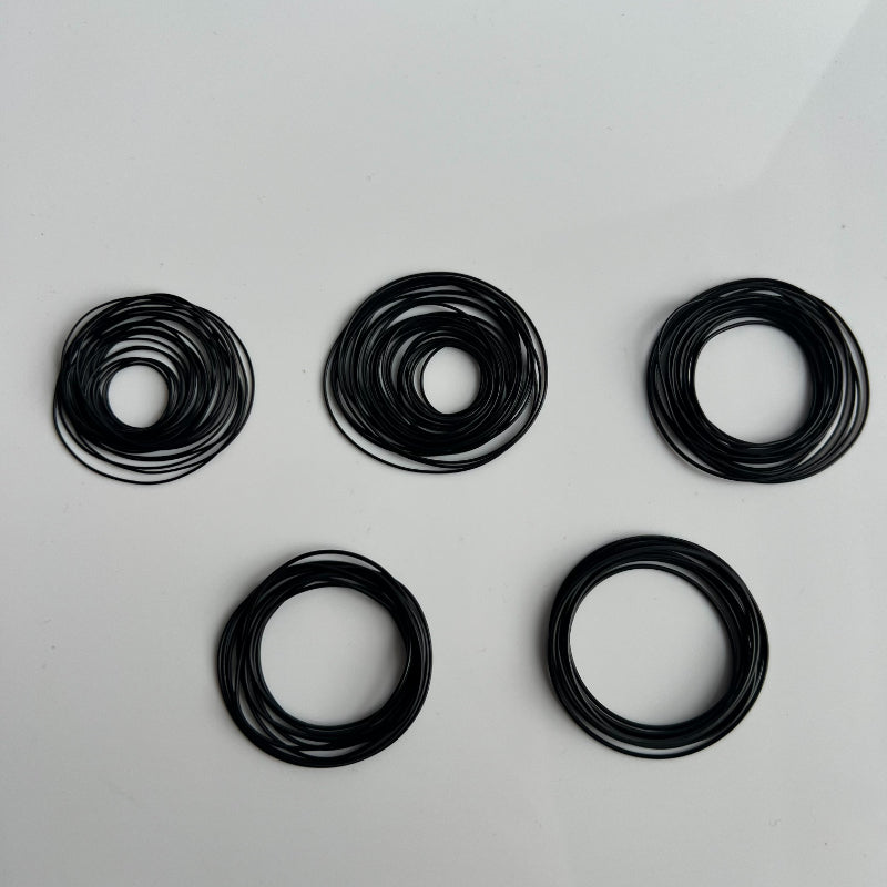 1 Piece 0.5mm 0.6mm 0.7mm 0.8mm 0.9mm Thick Watch Case Back O Ring Rubber Waterproof Gasket for Watch Cover T9368