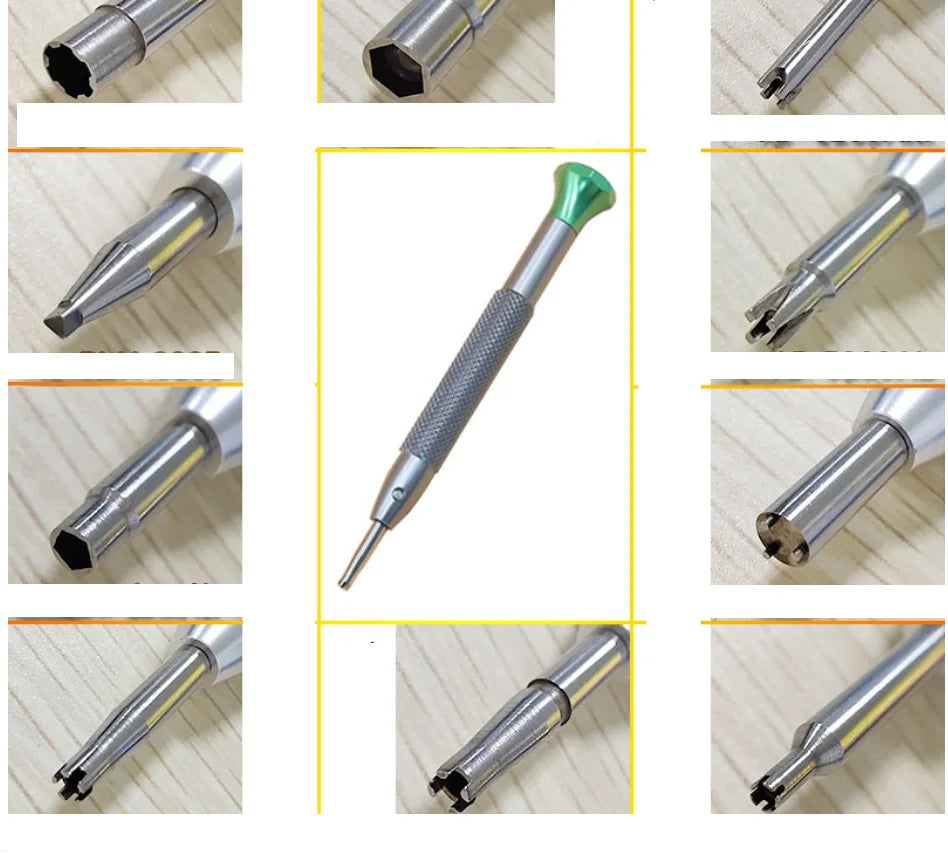 Assortment of Multifunction Watch Repair Screwdrivers Kit for Removing Brand Watch Caseback Bracelet Screw W3370