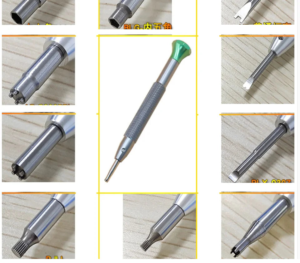 Assortment of Multifunction Watch Repair Screwdrivers Kit for Removing Brand Watch Caseback Bracelet Screw W3370
