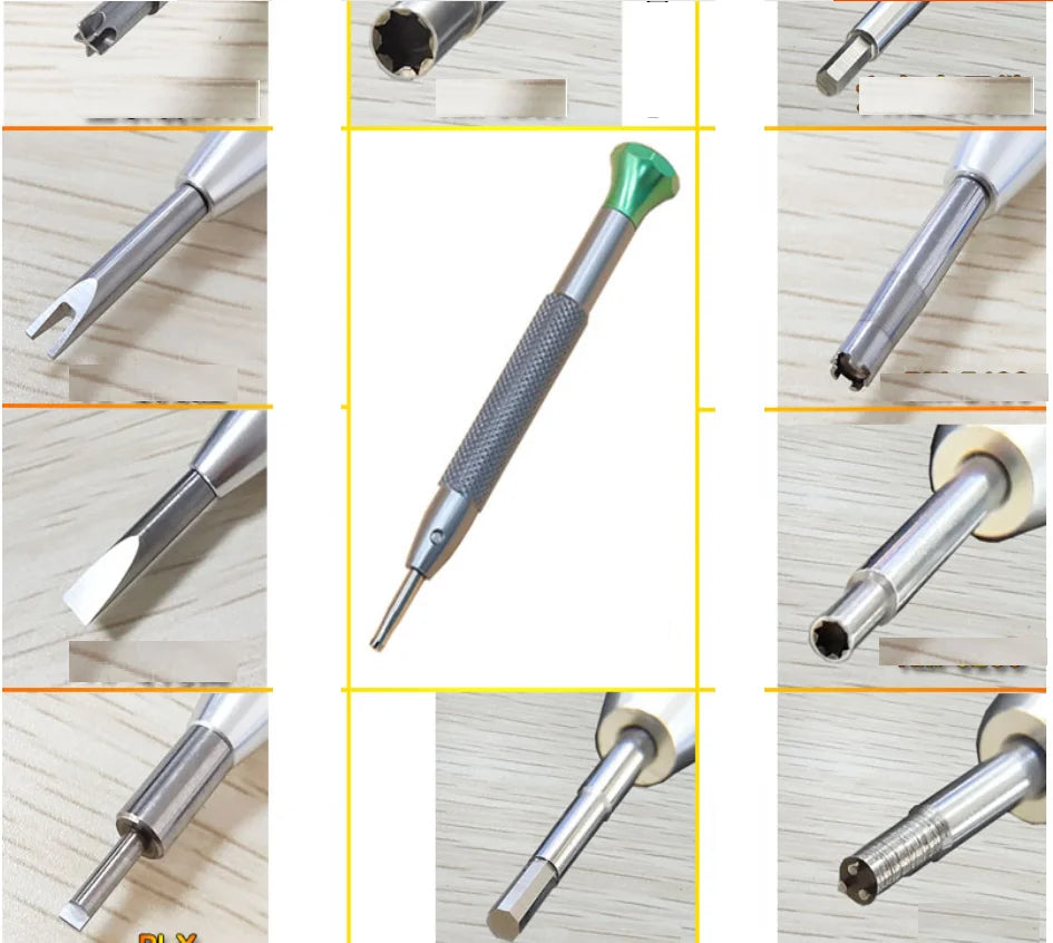 Assortment of Multifunction Watch Repair Screwdrivers Kit for Removing Brand Watch Caseback Bracelet Screw W3370