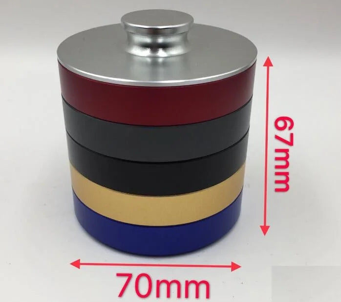 Multi Color 5 Layers Stackable Alloy Watch Oil Cup with 1 Lid  for Watchmakers W6573