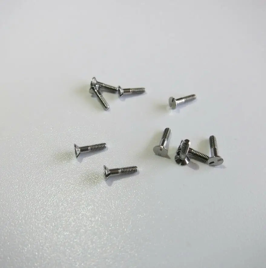 Set of H Slotted Head Stainless Steel Watch Back Case Cover Screws Assorted Sizes W4023