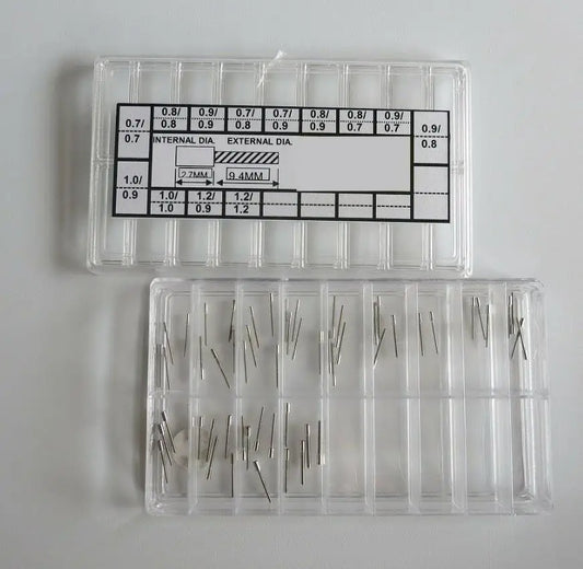 Set of 65PCS Crown Extender Part Watch Winding Stem Extenders for Watch Movement 13 Sizes
