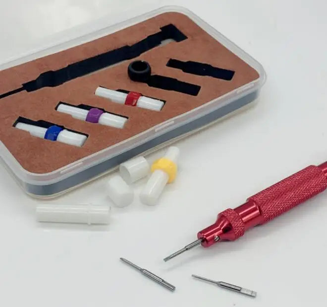 Set of Screwdriver with Extra 0.8mm to 1.6mm Spare Blades for Watch Repair W9176