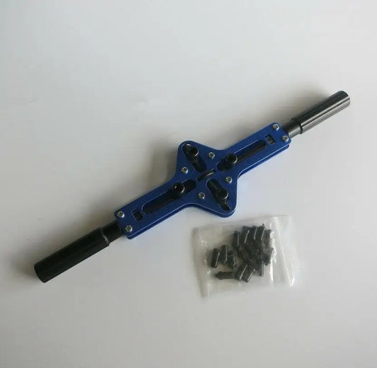 W2818-1A Large Type Watch Back Case Remover with 16 Steel Bits for Opening Caseback Max. 55mm