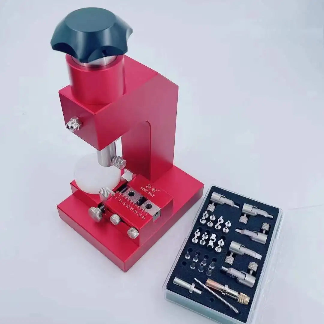 W9390 Bench Type Leather Watch Strap Hole Punch Tool for Making Round Square Rectangle Ellipse Shaped Holes