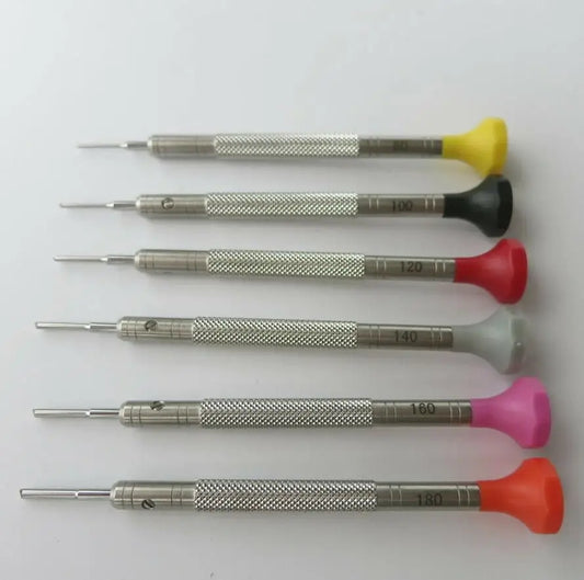Watch Bracelet Repair Tool Steel Band Screw Remover Screwdriver with 0.8mm to 1.8mm Special T Shaped Blade for Rx W3370