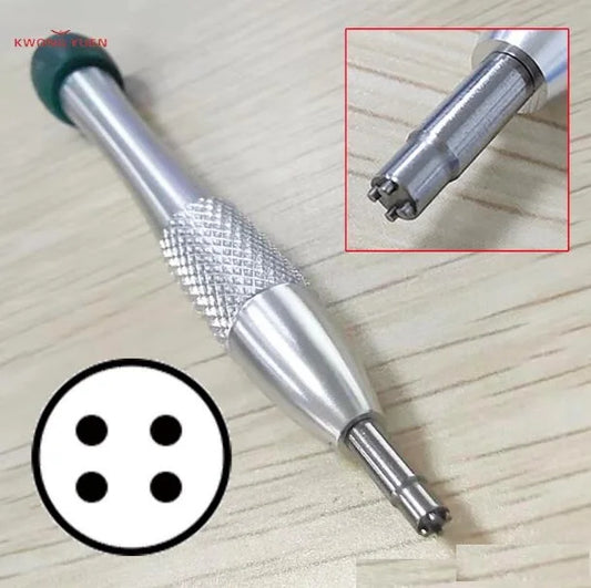 Watch Crown Tube Remover Screwdriver with 4 Round Pins Blade Fit For Lady Men A Watch W0256