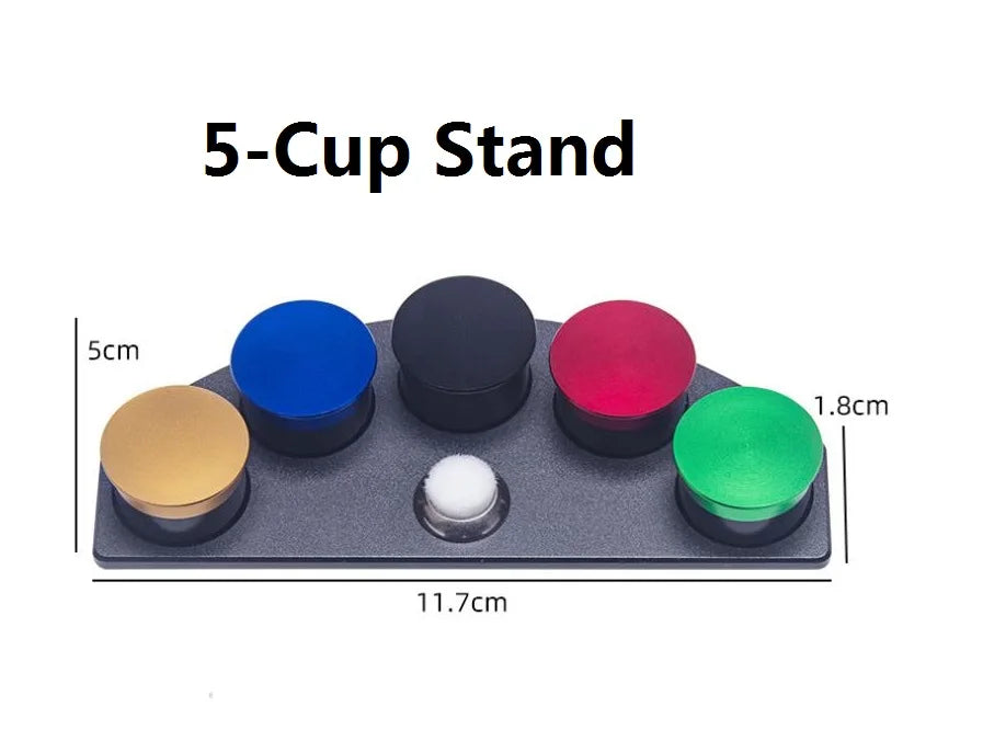 Watch Repair Oil Dip Oiler Stand Die-Cast Anti Slip Base Ceramic Containers with Dust Free Covers W30180