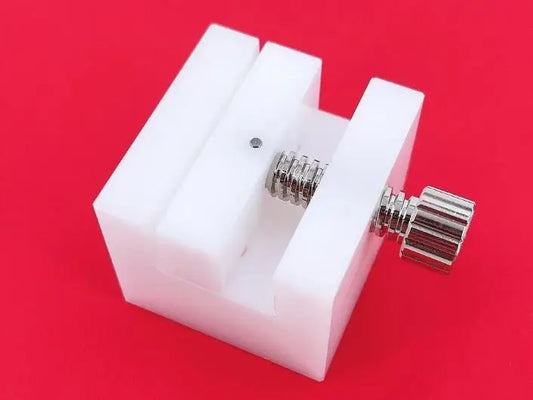 White Plastic Watch Bracelet Vise Tool Metal Band Holder for Removing Watch Strap Link Pin W3499